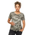 thumbnail image 1 of Paisley Sky Maternity Crew Neckline Tunic Tee, 1 of 6