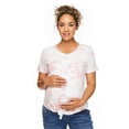 thumbnail image 1 of Paisley Sky Maternity Crew Neckline Tunic Tee, 1 of 6