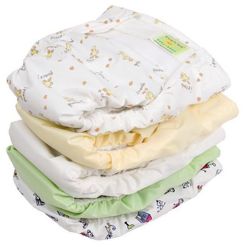 Kushies Baby Ultra Washable Diapers - Toddler 5 Pack 22-45lbs 