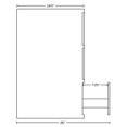 thumbnail image 3 of Tiroir modulaire American Imaginations en noyer, 3 of 3