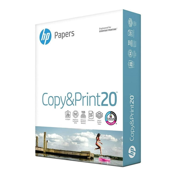Papier copie HP Copy & Print 20, 8,5 po x 11 po
