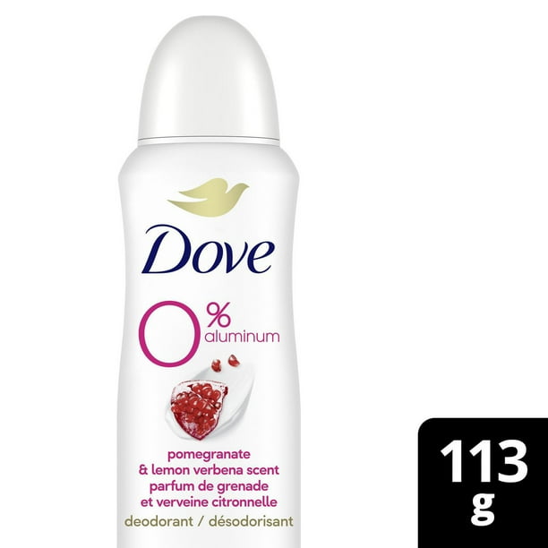 Dove 0 Aluminum Free Pomegranate And Lemon Verbena Whole Body Deodorant Walmartca 6777