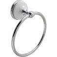 thumbnail image 1 of Chelsea Towel Ring - Chrome and Porcelain, 1 of 2