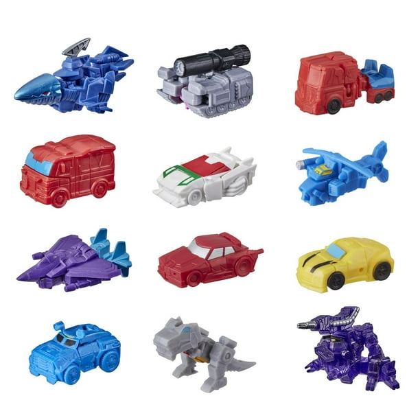 Transformers Bumblebee Cyberverse Adventures Dinobots Unite, figurines Tiny Turbo Changers de 3,5 cm en sachet mystère, série 5, dès 5 ans