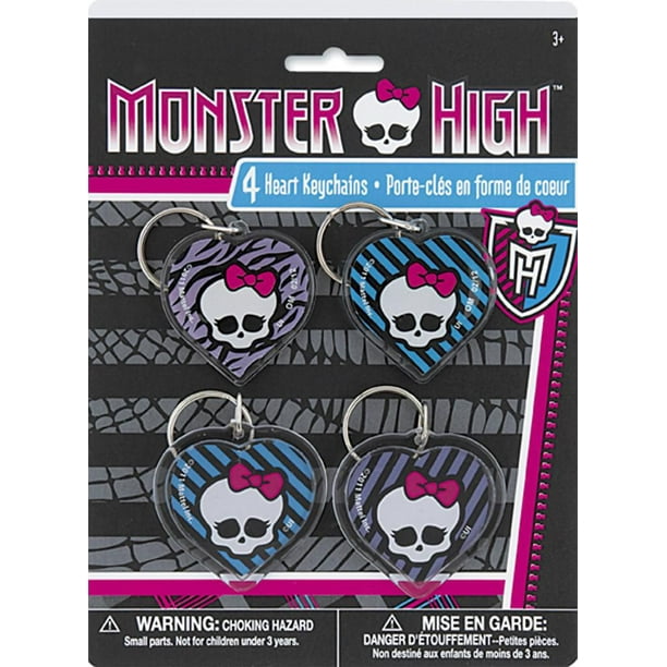 Porte-clés Monster High en forme de cœur