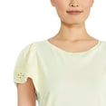 thumbnail image 4 of George Women's Eyelet Flutter Sleeve Top, 4 of 6