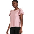 thumbnail image 2 of George Women's Eyelet Flutter Sleeve Top, 2 of 6