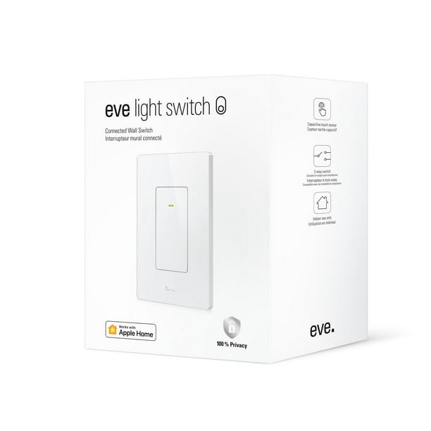 Eve Light Switch, interrupteur mural connecté (A…