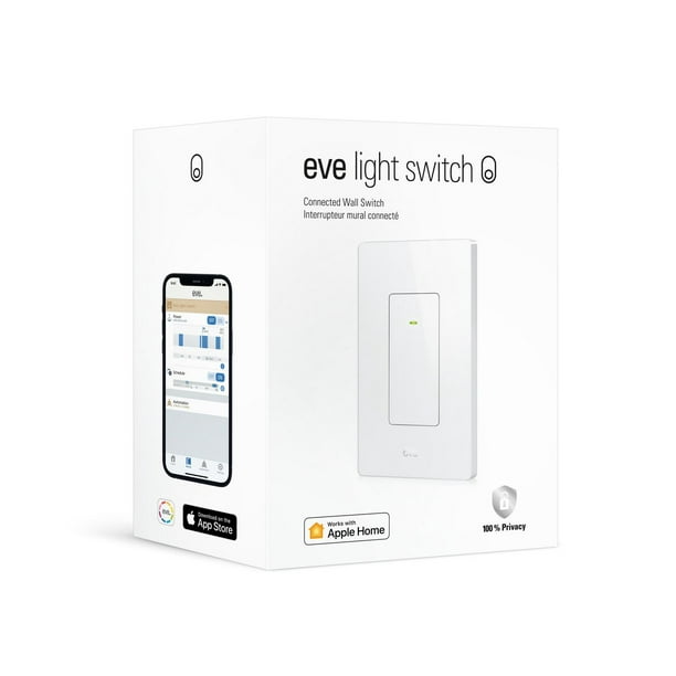 Eve Light Switch - Interrupteur mural connecté avec technologie