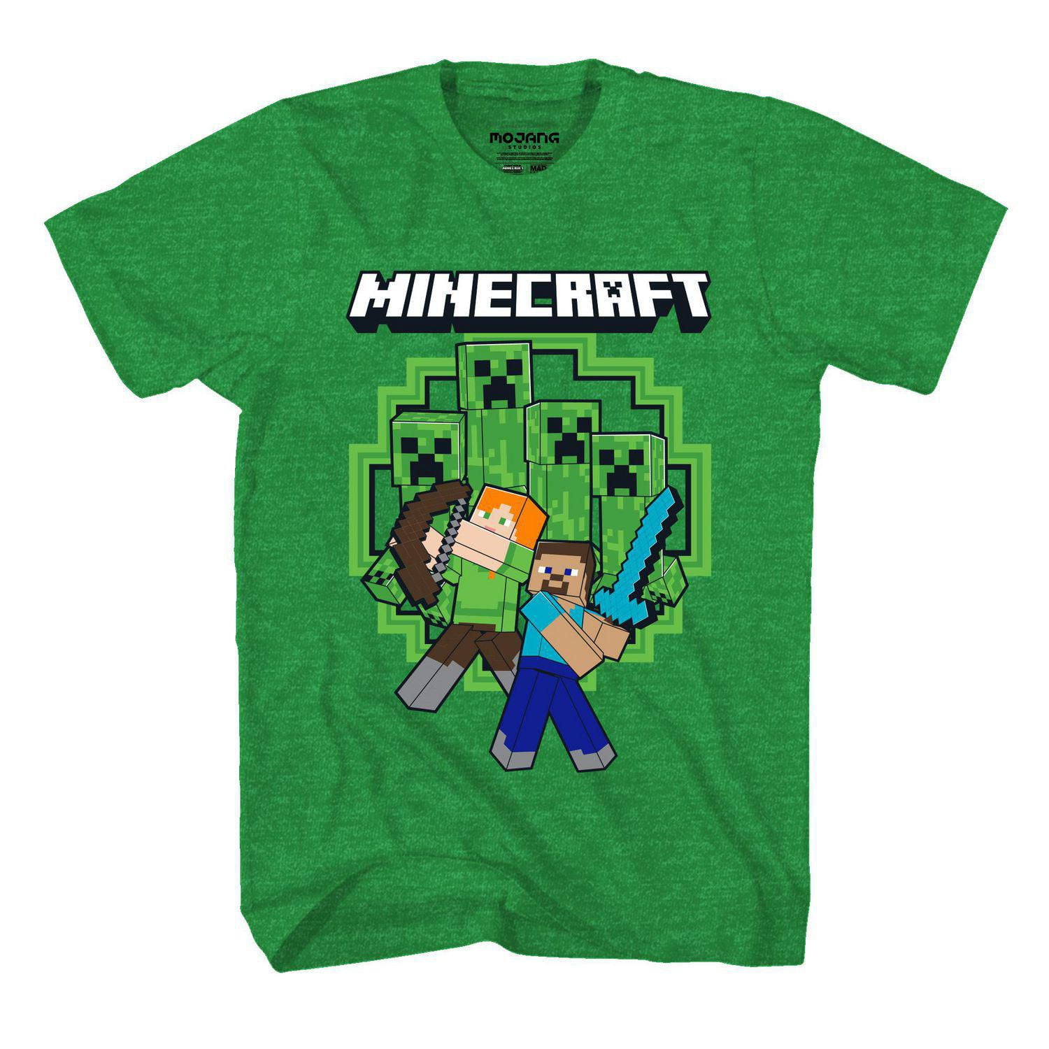 Minecraft Boys All Aboard Short Sleeve T-Shirt