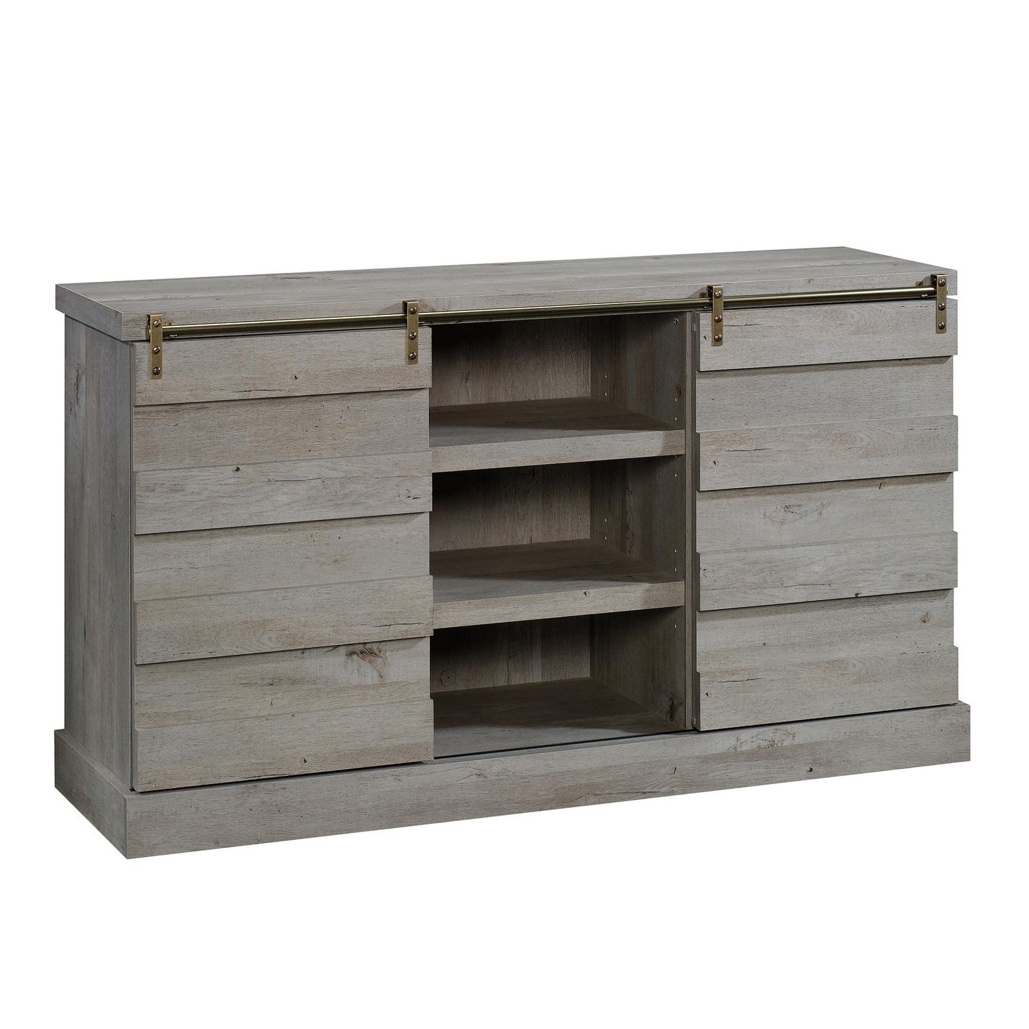 Sauder La Collection Cannery Bridge Crédence, Finition Mystic Oak, 422875