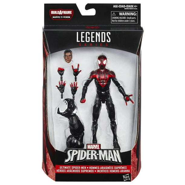 Figurine articulée Hommes-araignées suprêmes : Miles Morales Legends Series de Spider-Man par Marvel