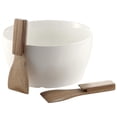 thumbnail image 1 of Safdie & Co. Salad Bowl With Acacia Servers 3PC Set, 1 of 3