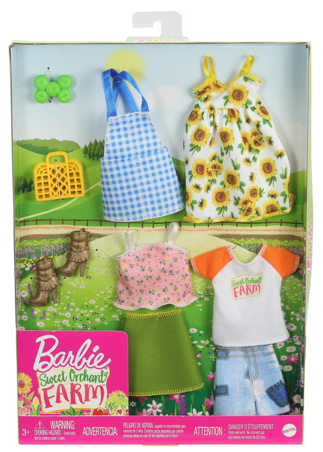 barbie sweet orchard farm fashion pack