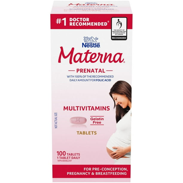 Multivitamines prénatales MATERNA®, 100 comprimés 100 comprimés