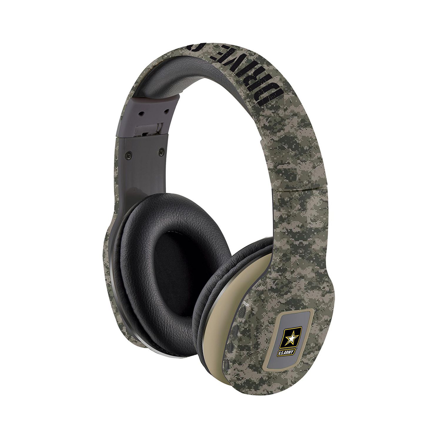 U.S. Army Gaming Over Ear Wireless Bluetooth Headset - Army Green