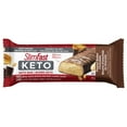 thumbnail image 3 of SlimFast Keto Bar with Whey Protein and Coconut Oil MCTs - Box of Peanut Butter Chocolate, 3 of 8