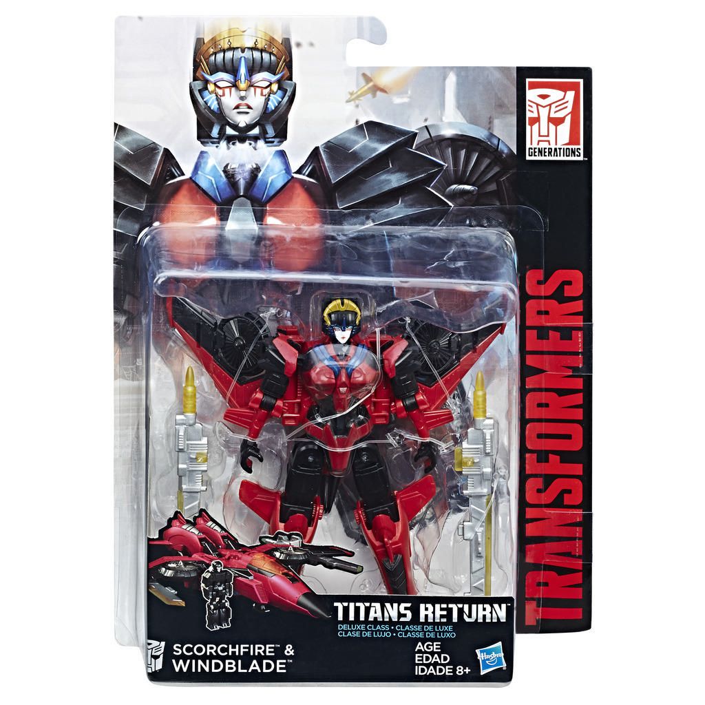 Transformers Generations Titans Return Deluxe Windblade and