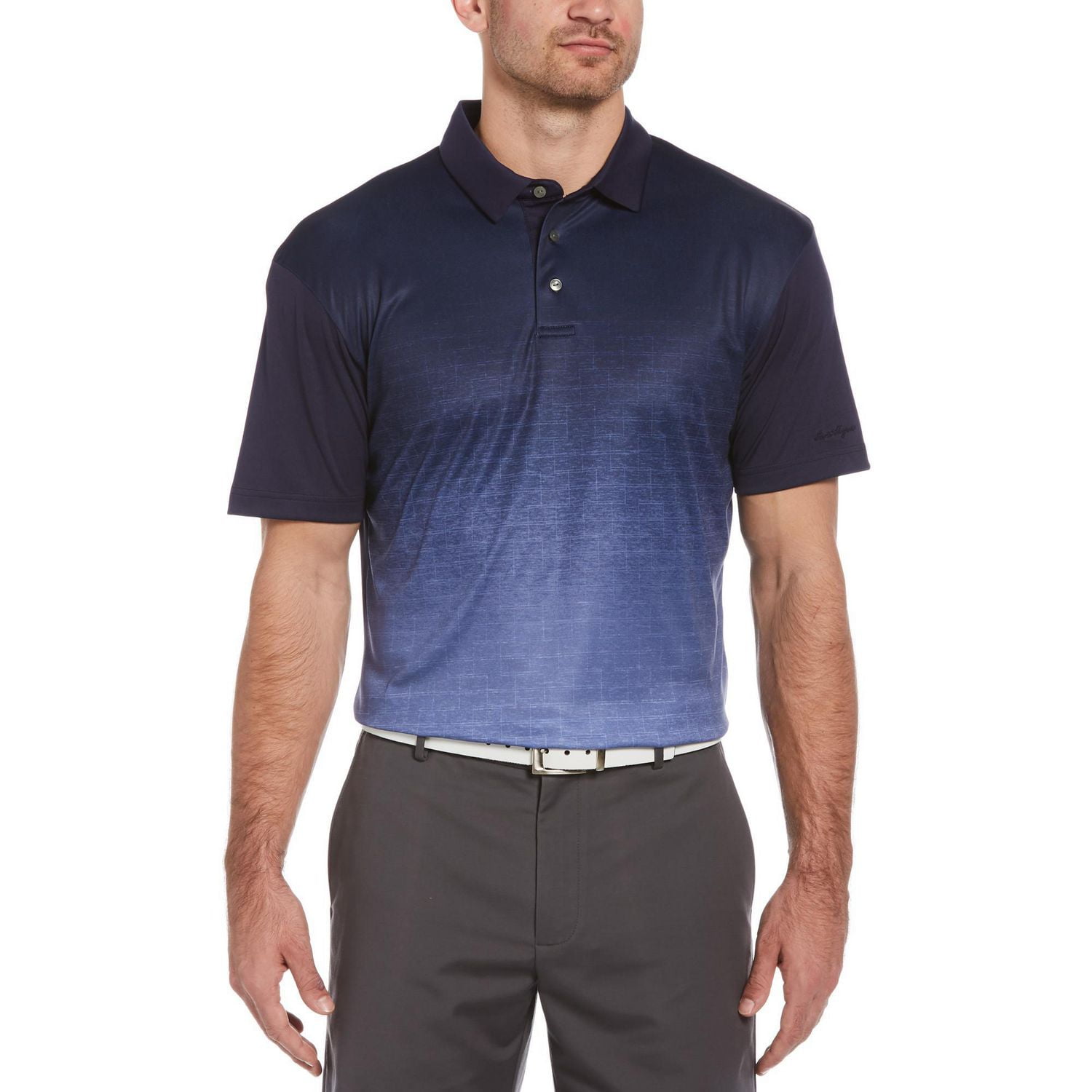 Men's Performance Short Sleeve Printed Golf Polo Shirt
