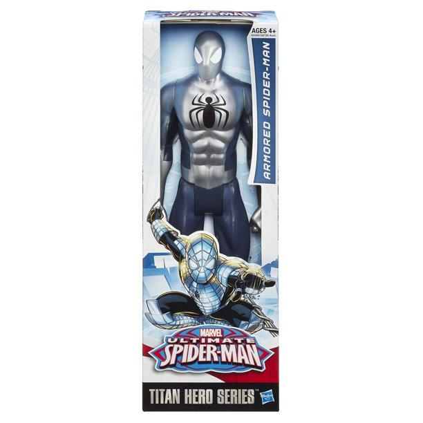 Marvel Ultimate Spider-Man Titan Hero Series - Figurine Spider-Man blindé
