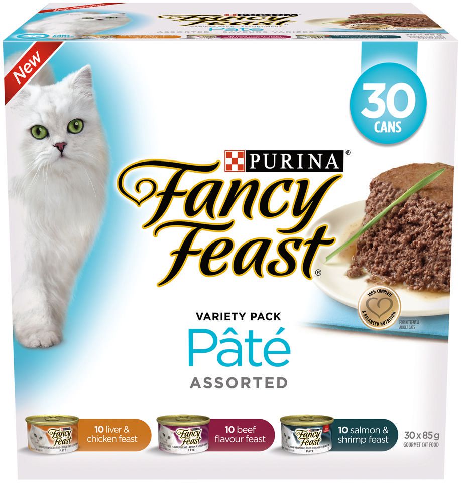 Purina® Fancy Feast® Pâté Assortment Variety Pack CAT Food Walmart Canada