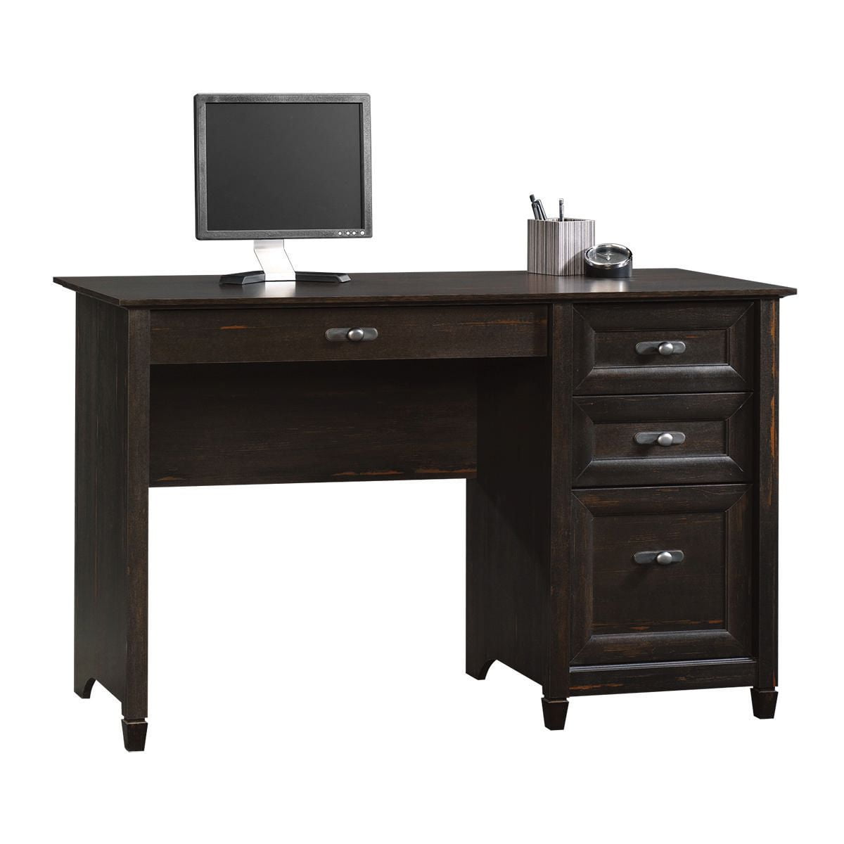 Sauder, Pedestal Desk, Antiqued Paint Finish, 408775 Walmart Canada