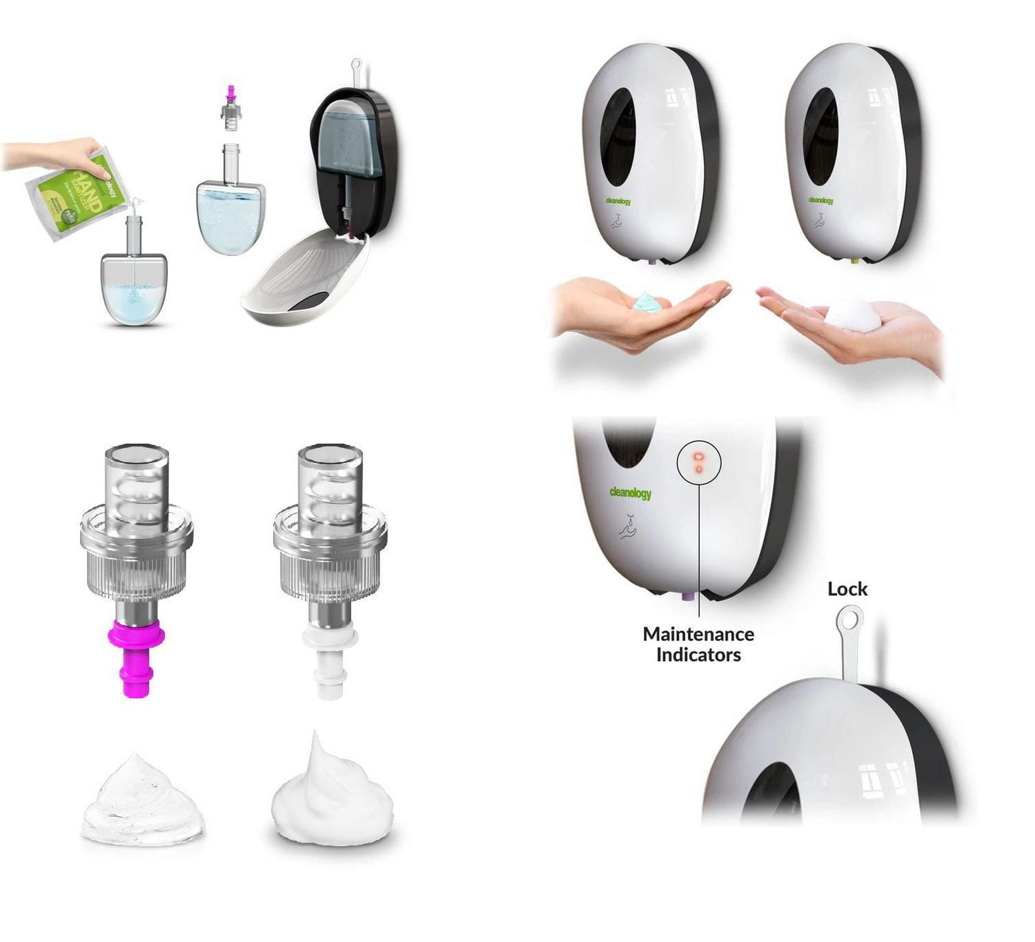 Cleanology Automatic Dispensing Hand Sanitizing Station
