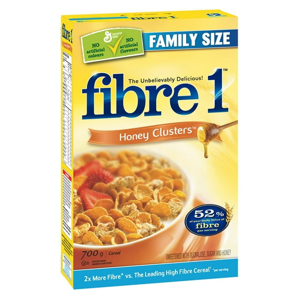 Céréales aux grappes au Miel de Fibre 1, Format Familial