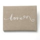 Livre d’invités en lin avec lettres « love » de Gartner Studios – image 1 sur 1