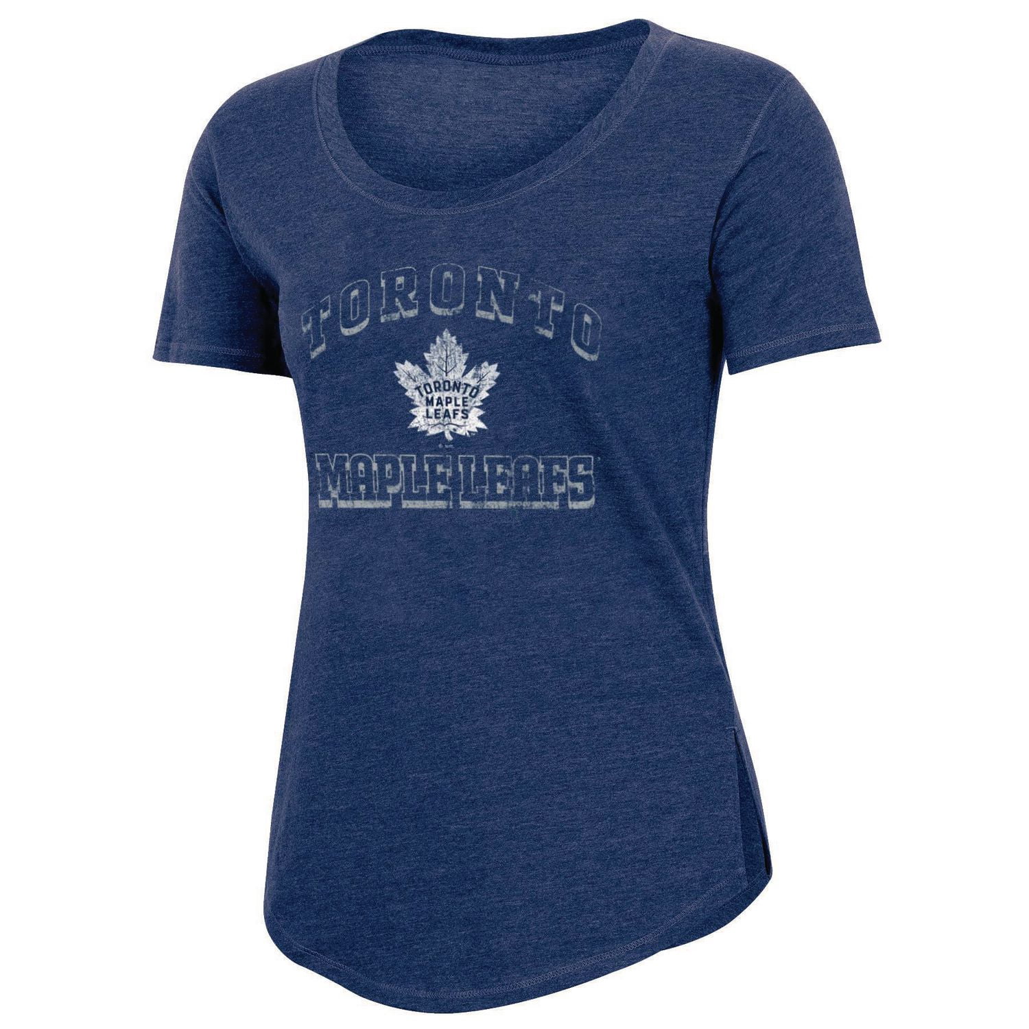 NHL Ladies Toronto Maples Leafs Scoop Neck short Sleeve Classic Fit T-Shirt