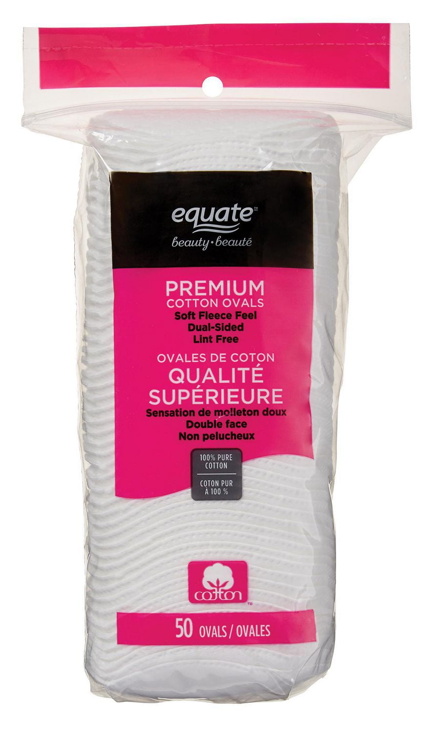 Equate Beauty Premium Cotton Oval Walmart Canada