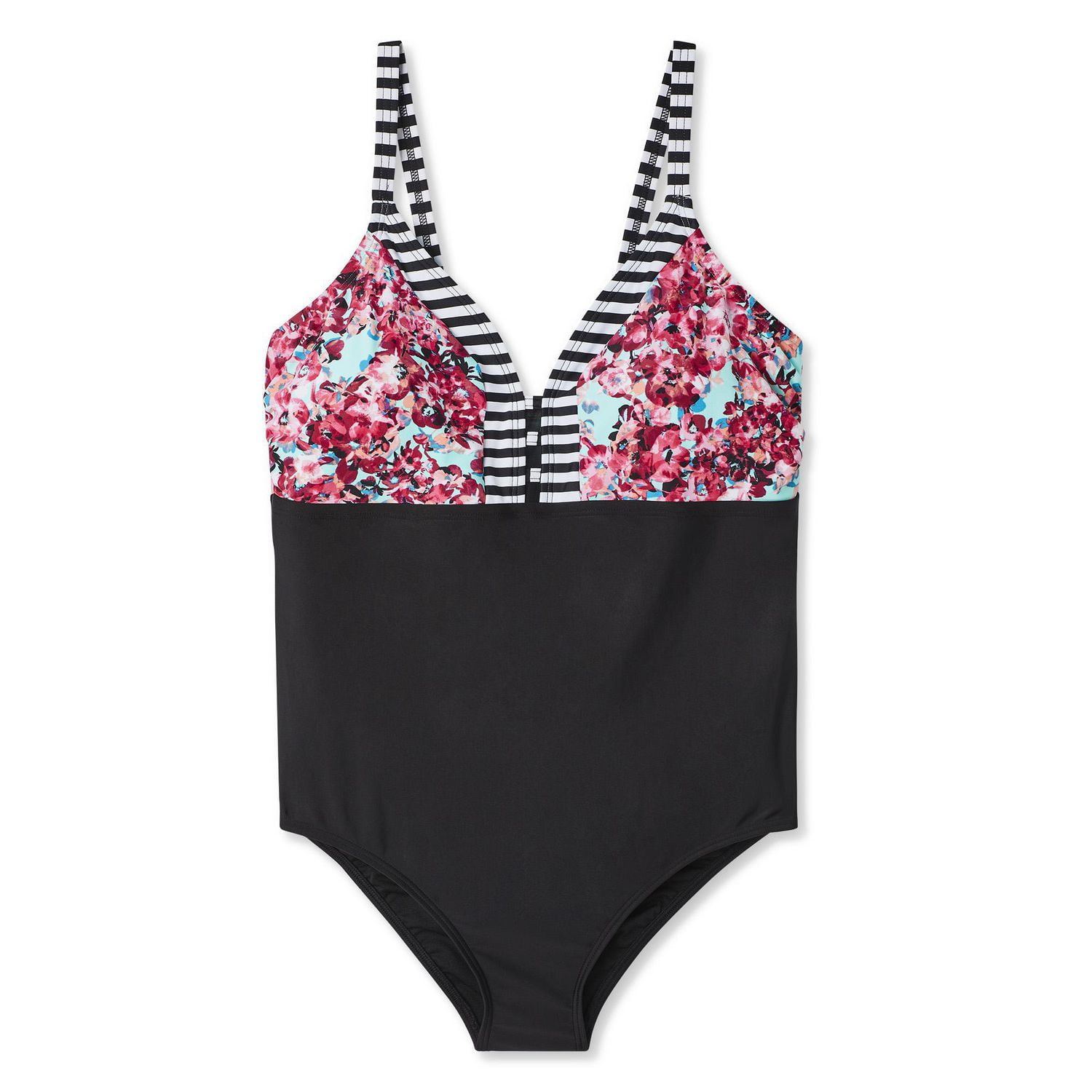 Plus Women's Ladder Detail 1Piece Swimsuit Walmart Canada