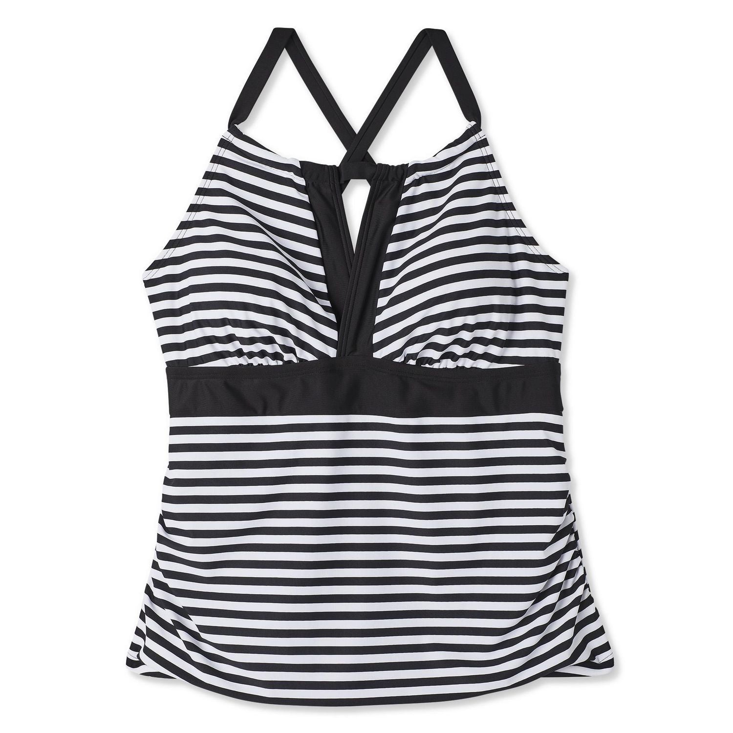 Plus Women's CutOut Detail Tankini Top Walmart Canada