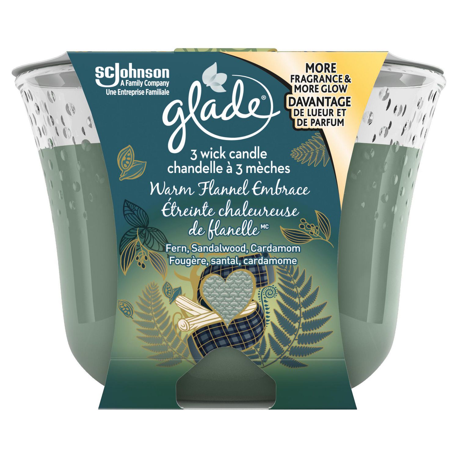 Glade 3Wick Scented Candle Warm Flannel Embrace Walmart Canada