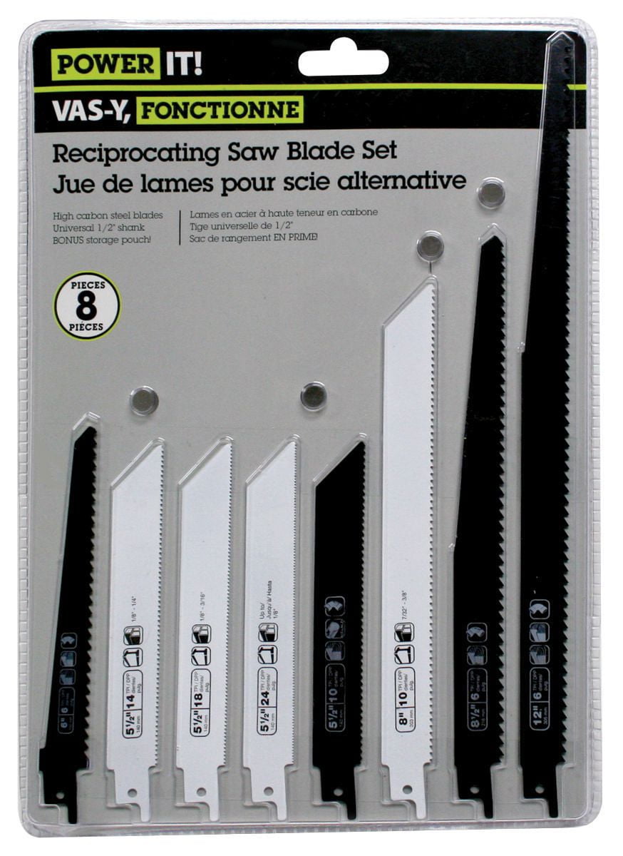 FIX IT! 8pc Reciprocating Saw Blades Set Walmart Canada