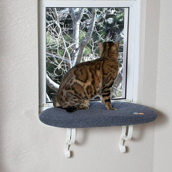 K&H Kitty Window Sill Perch Gray