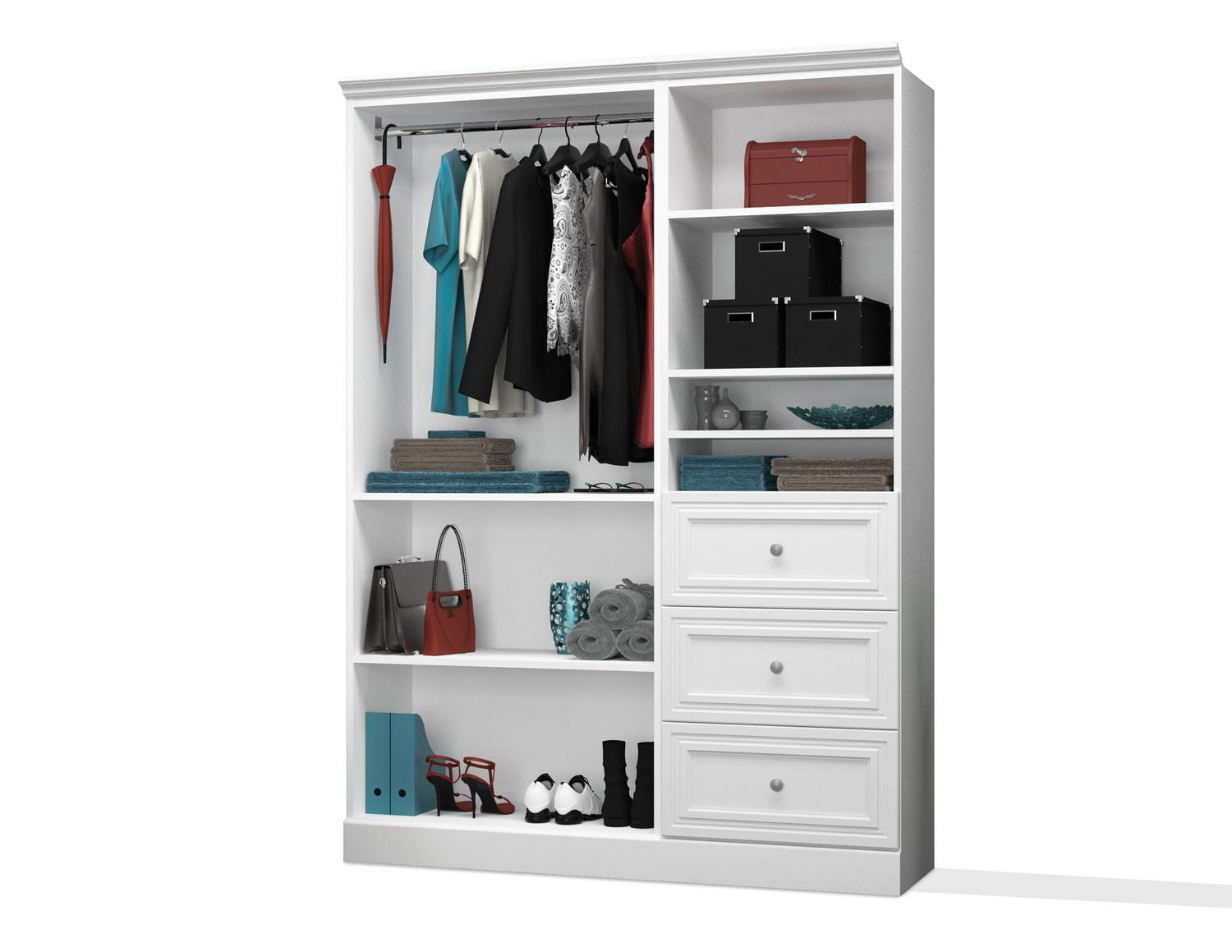 Bestar Versatile 61“ Closet organizer Walmart Canada