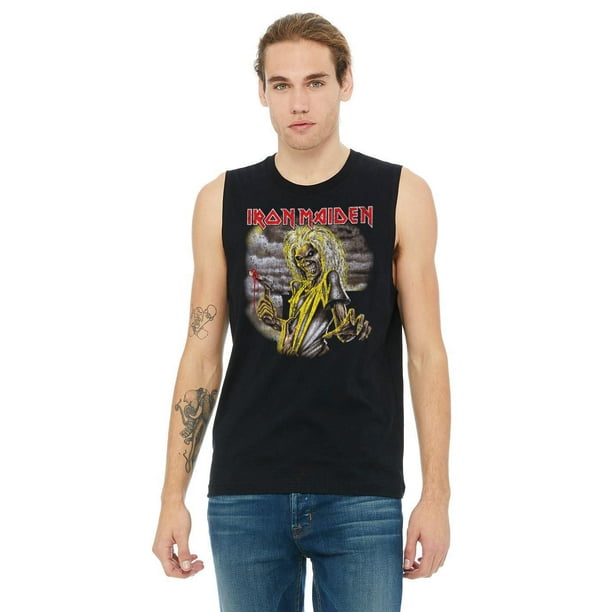 iron maiden muscle tee