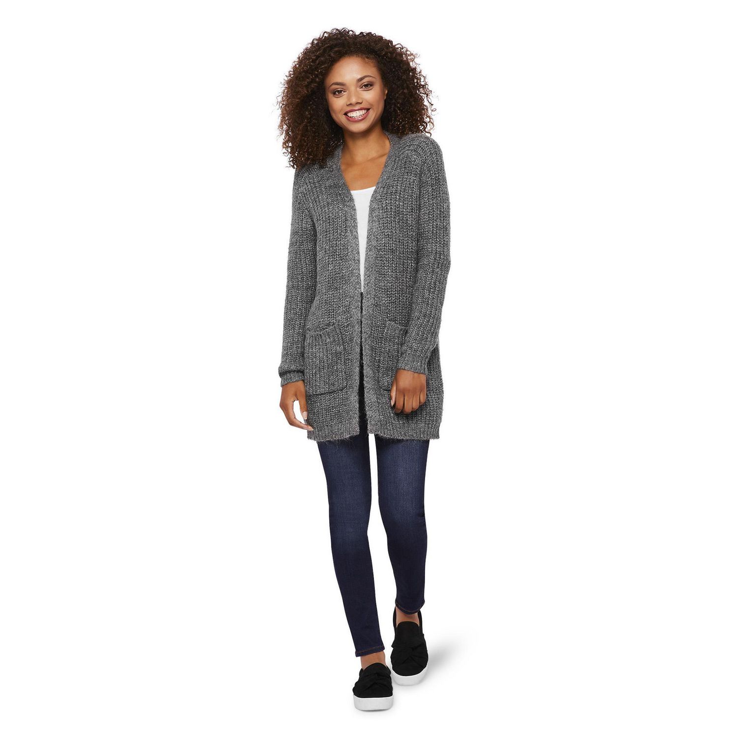 George Women's Long Hairy Cardigan | Walmart Canada