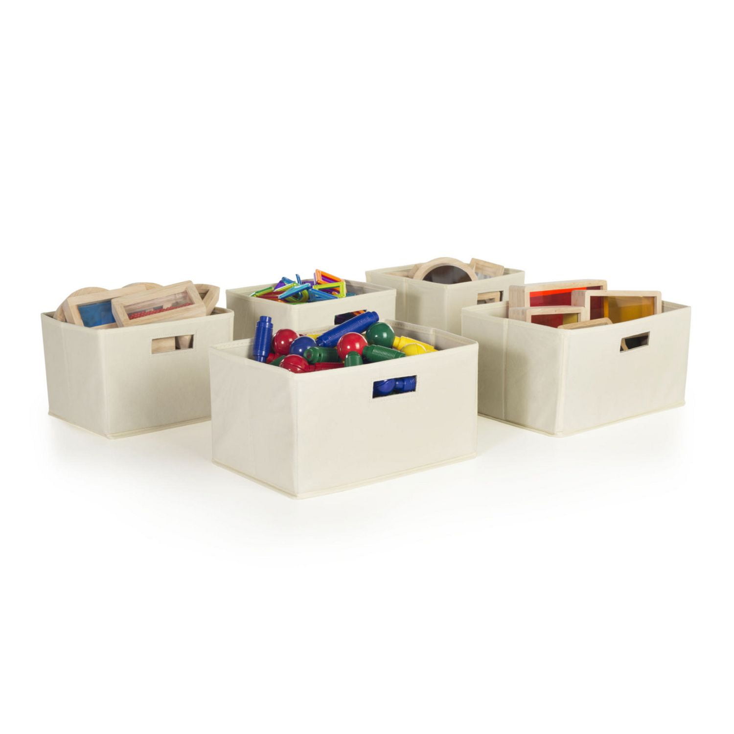 Tan Storage Bins Set of 5 Walmart Canada