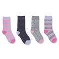 thumbnail image 1 of Athletic Works Crew Socks 4 Pairs, 1 of 1