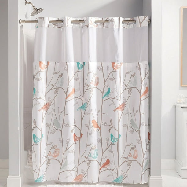 Hookless® Brand 3-in-1 Scandiary Shower Curtain 
