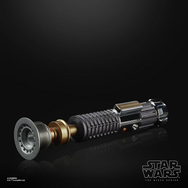 Star Wars The Black Series, sabre laser Force FX Elite de Rey Skywalker  avec LED et effets sonores, article de cosplay de collection pour adultes 