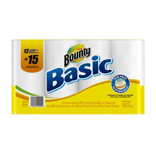 Bounty Basic Paper Towels Walmart Canada