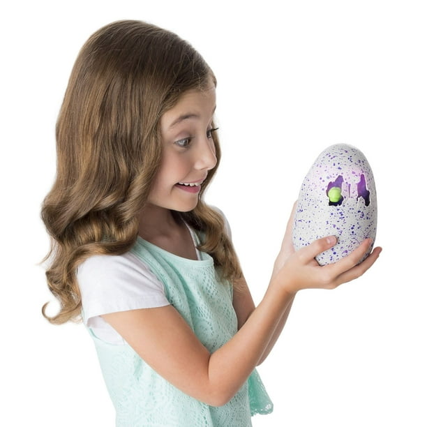 Hatchimals Hatching Egg Interactive Creature Burtle Baby Toy, Purple/Teal