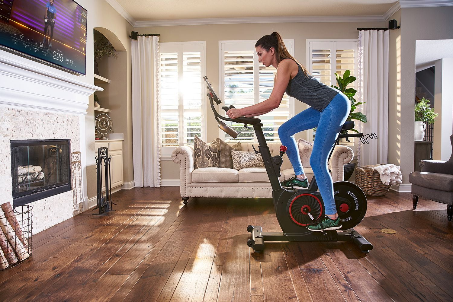 Echelon Smart Connect EX5 Indoor Cycling Exercise Bike with 30 Day