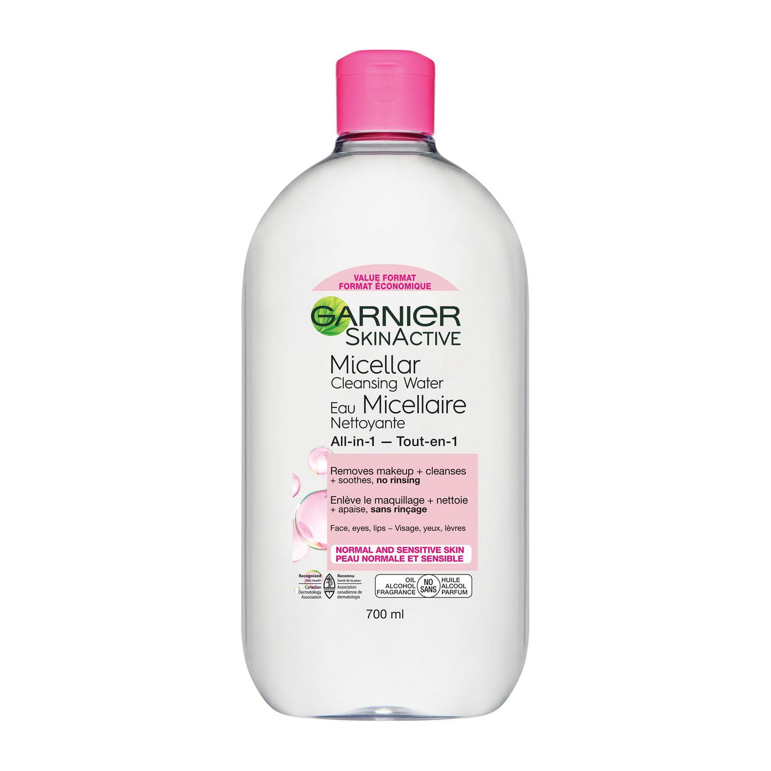 Garnier Skinactive All-In-1 Micellar Cleansing Water For All Skin Types,  Even Sensitive, 700 mL, Makeup Remover & Cleanser - Walmart.ca