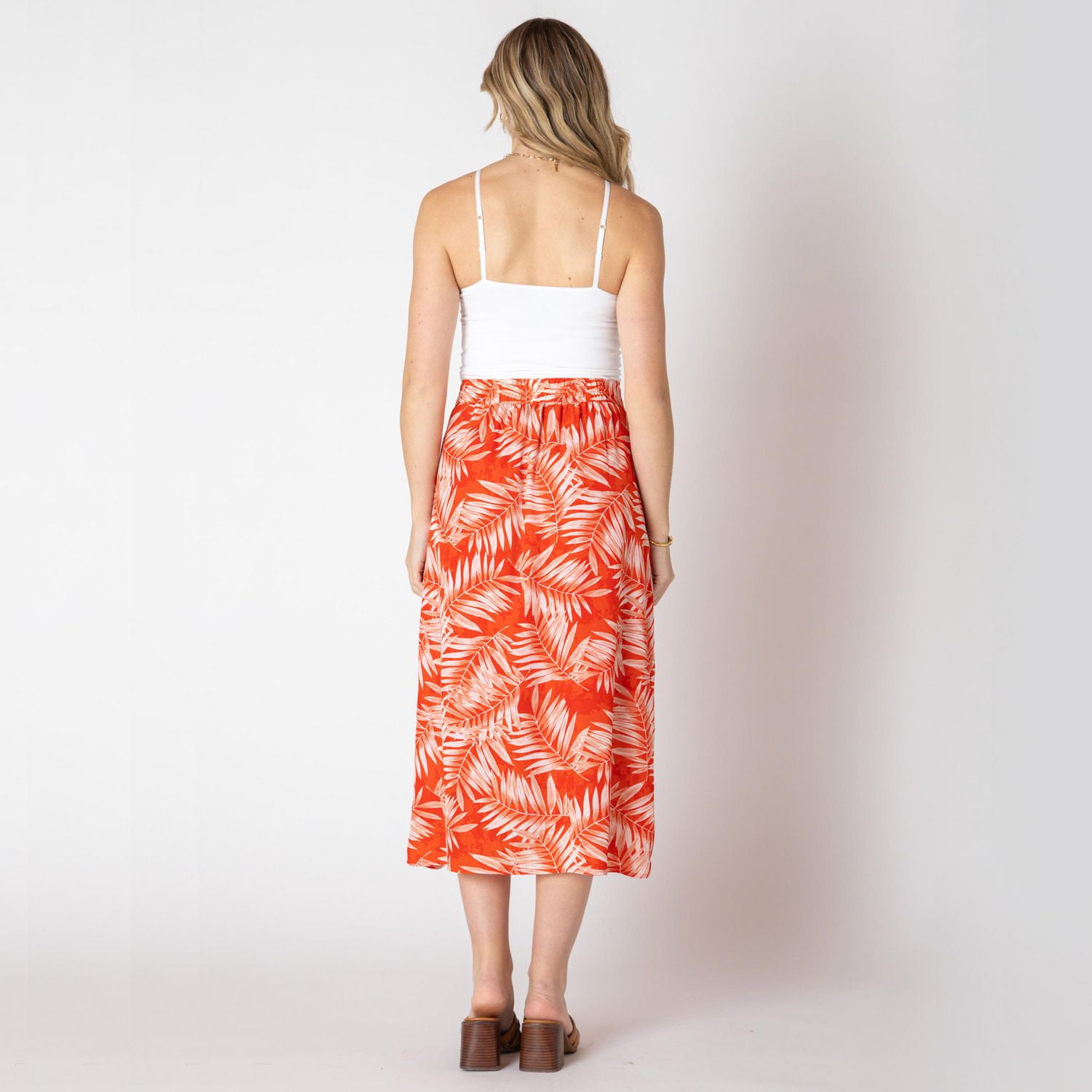 Devoted Flowy lightweight calf length skirt