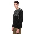 thumbnail image 4 of Dark Black Men's Long-Sleeve  T-Shirt, 4 of 6