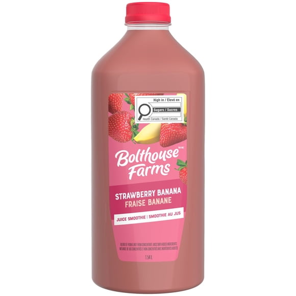 Frappé aux jus de fruits des fraises et bananes de Bolthouse Farms 13 portions, 1,54 l
